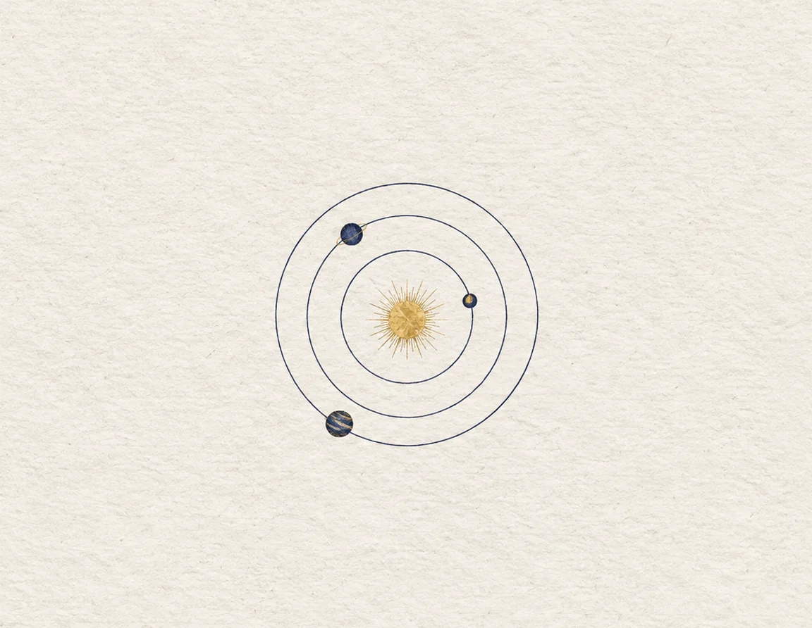 Astronomia: planetas em órbita
